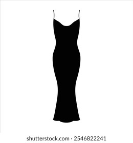 Fashion Silhouettes of Women Dresses – Large Vector Collection
