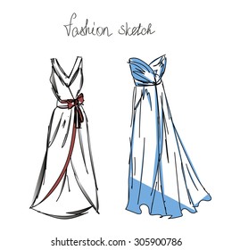 Fashion sketch, look