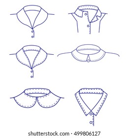 How To Draw A Shirt Collar Step By Step