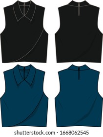 
Fashion sleeveless shirts for women