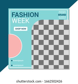 Fashion Social Media Banner Template Collection with Unique Style