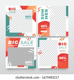 Fashion Social Media Banner Template Collection with Unique Style