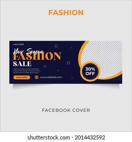 Fashion Social Media Cover Template Design