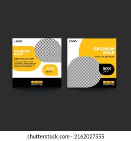 fashion social media post design