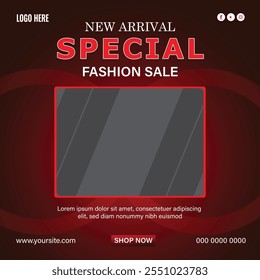 Fashion Social Media Post Design Template