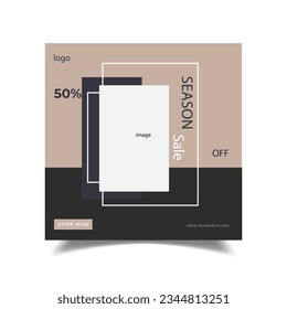 Fashion Social Media Post Sale Banner Design