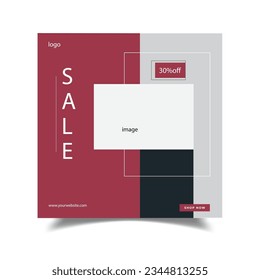 Fashion Social Media Post Sale Banner Design