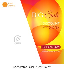 fashion social media post template for promotion. Editable photo frames, stories, backgrounds, banners