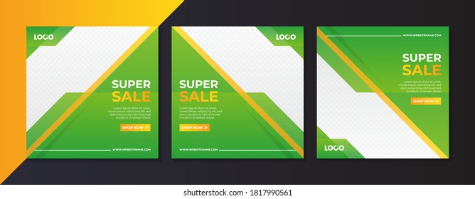 fashion social media post template