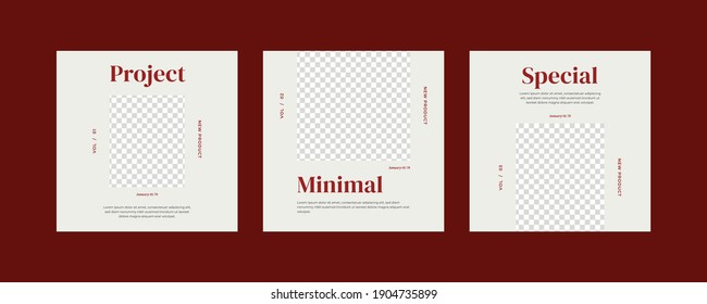 Fashion social media post template.