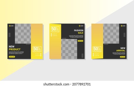 Fashion social media post template