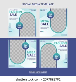 Fashion social media post template