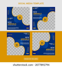 Fashion social media post template