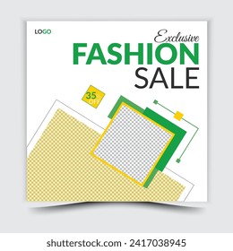 Fashion Social Media Post Template Design Is Essential to Grow Business. So It Is Inevitable For The Success Of The Company.
