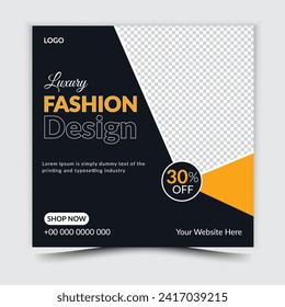 Fashion Social Media Post Template Design Is Essential to Grow Business. So It Is Inevitable For The Success Of The Company.
