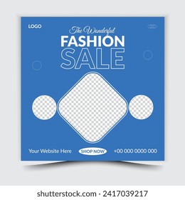 Fashion Social Media Post Template Design Is Essential to Grow Business. So It Is Inevitable For The Success Of The Company.
