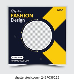 Fashion Social Media Post Template Design Is Essential to Grow Business. So It Is Inevitable For The Success Of The Company.
