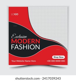 Fashion Social Media Post Template Design Is Essential to Grow Business. So It Is Inevitable For The Success Of The Company.
