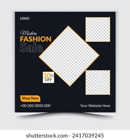 Fashion Social Media Post Template Design Is Essential to Grow Business. So It Is Inevitable For The Success Of The Company.

