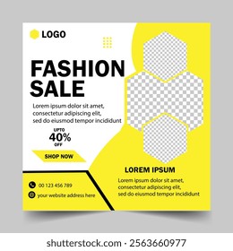 Fashion Social Media Post Template Design Is Essential to Grow Business. So It Is Inevitable For The Success Of The Company.