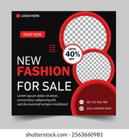 Fashion Social Media Post Template Design Is Essential to Grow Business. So It Is Inevitable For The Success Of The Company.