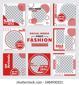 Fashion social media post templates