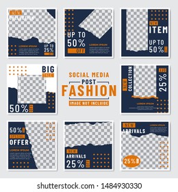 Fashion social media post templates