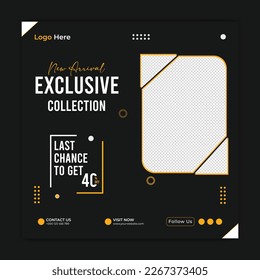 Fashion Social Media Poster Design 
