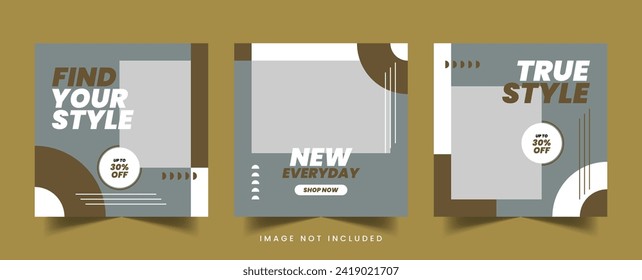fashion social media posts template suitable for promotion of your product