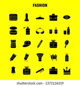 Fashion Solid Glyph Icons Set For Infographics, Mobile UX/UI Kit And Print Design. Include: Coat, Garments, Cloths, Dress, Coat, Garments, Cloths, Dress, Collection Modern Infographic Logo and Pictogr