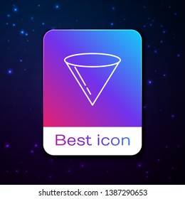 Fashion space background with Filter icon for your web site design