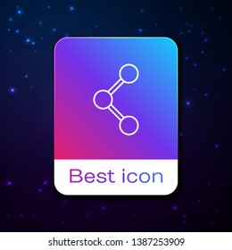 Fashion space background with Simple web icon in vector