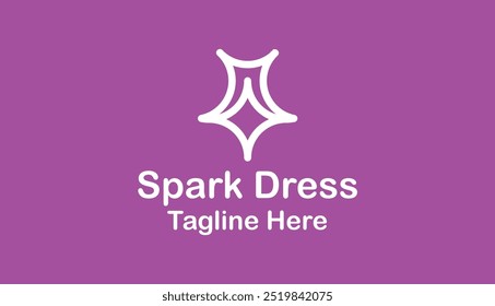 Fashion Spark Dress Logo Design