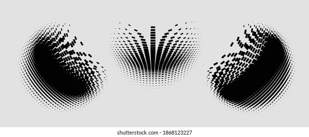 Fashion spherical vector dot texture material background