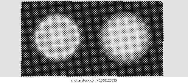 Fondo del material de textura de punto vectorial esférico de moda