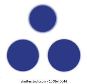 Fondo del material de textura de punto vectorial esférico de moda