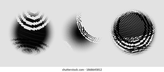Fondo del material de textura de punto vectorial esférico de moda
