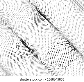 Fashion, sphärischer Vektorpunkt, Stoffhintergrund