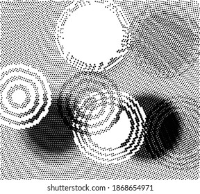 Fashion spherical vector dot texture material background