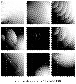 Fashion spherical vector dot texture material background