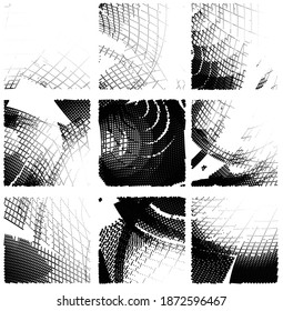 Fashion spherical vector dot texture material background
