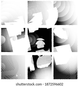 Fashion spherical vector dot texture material background