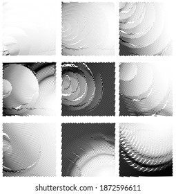 Fondo del material de textura de punto vectorial esférico de moda