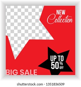 Fashion square social media post