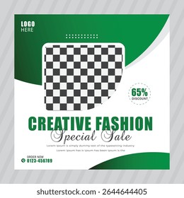 Fashion square social media post