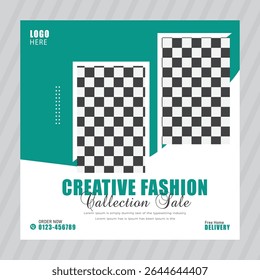 Fashion square social media post
