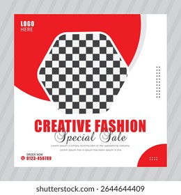 Fashion square social media post