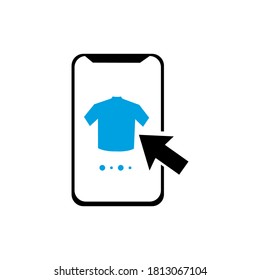 fashion store icon for mobile app