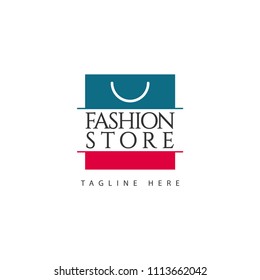 Fashion Store Logo Vector Template Design Stock Vector (Royalty Free ...