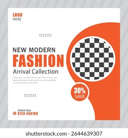 Fashion store social media post and advertisement